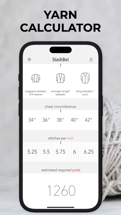 StashBot: Knitting & Crochet screenshot