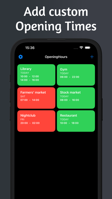 Opening Times screenshot