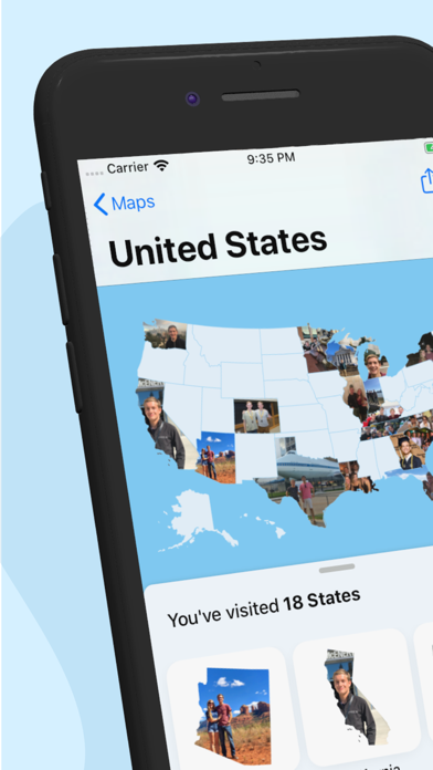 Photo Map - Travel Tracker screenshot