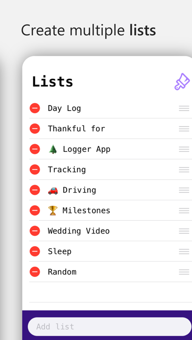 Logger - Log, Track & Journal screenshot