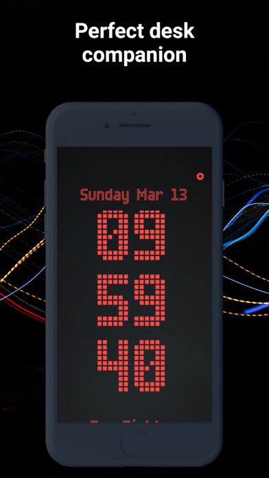 Digital Clock - Bedside Widget screenshot