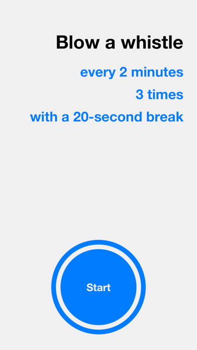 Whistle Timer screenshot
